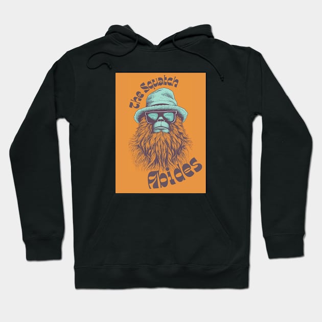 The Squatch Abides Hoodie by IllustrasAttic